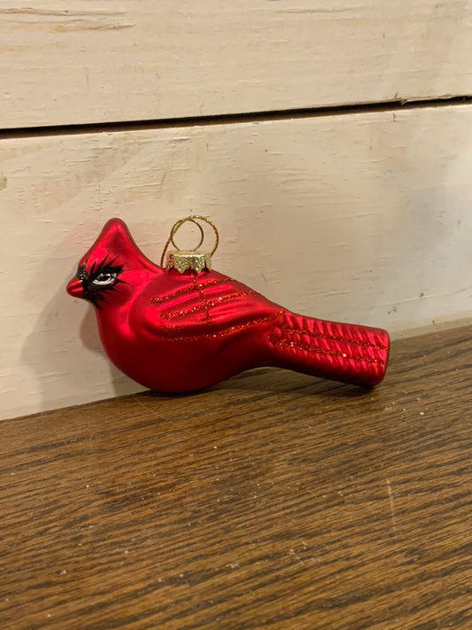 Hand Blown Cardinal Ornament