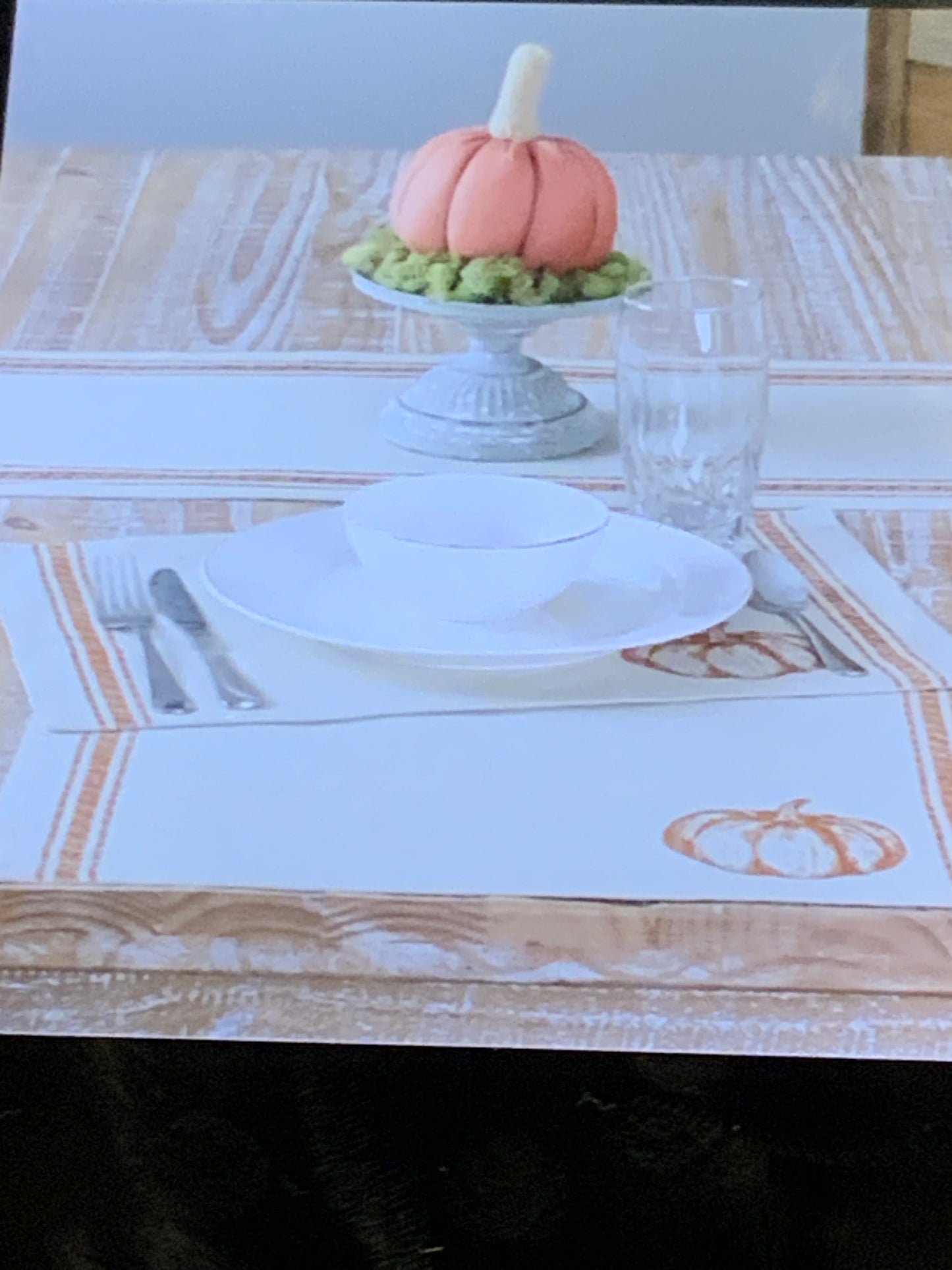 Pumpkin Placemat S/2