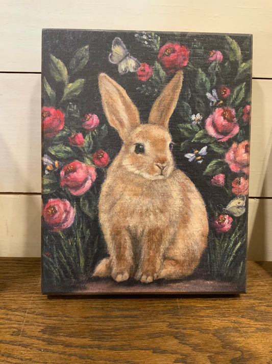 Woodland Bunny Box Sign