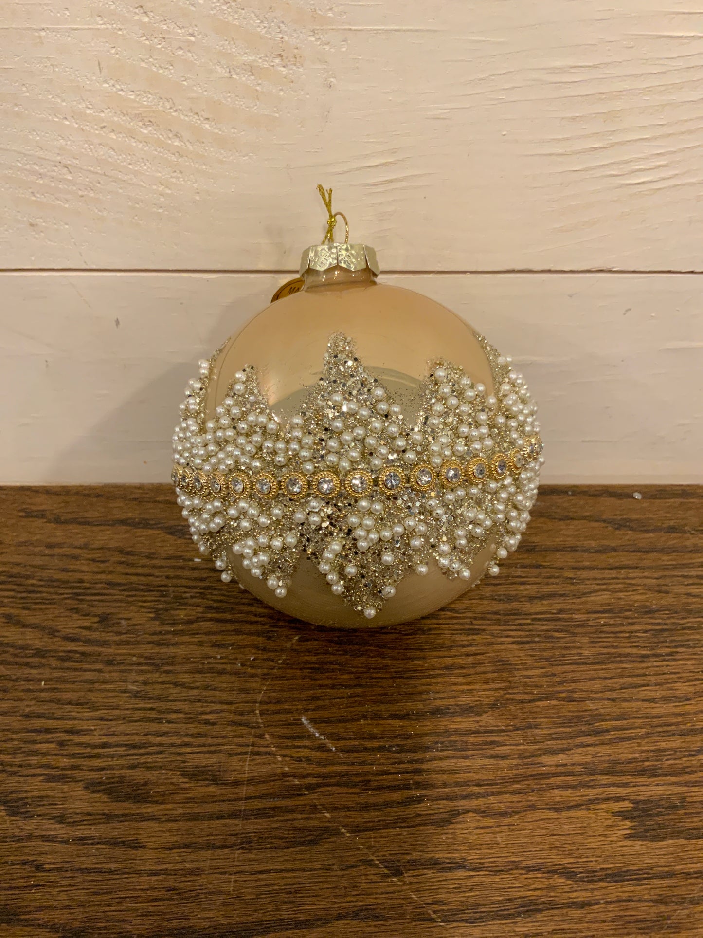 4” beaded ornament