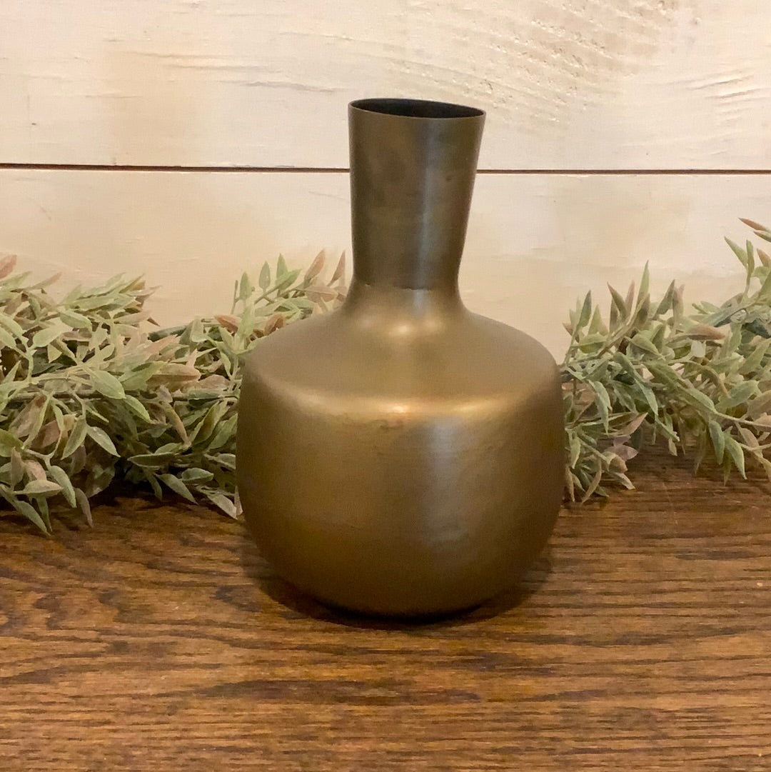 Antique Brass Vase