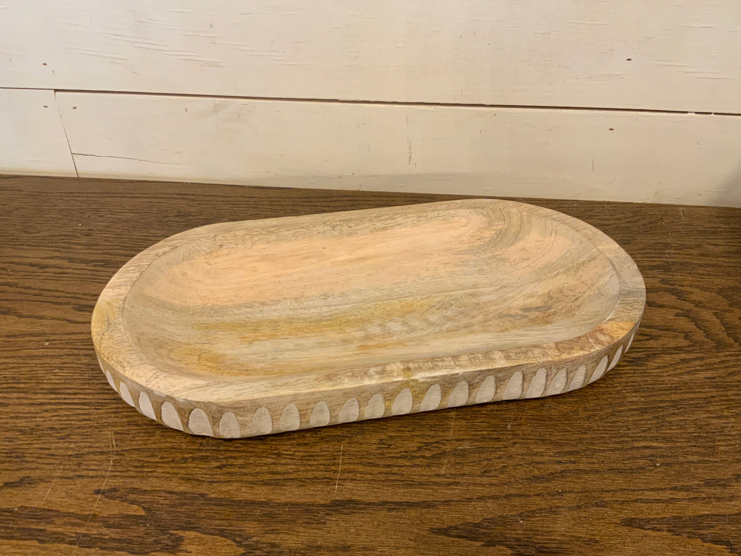 Carved Oval Platter