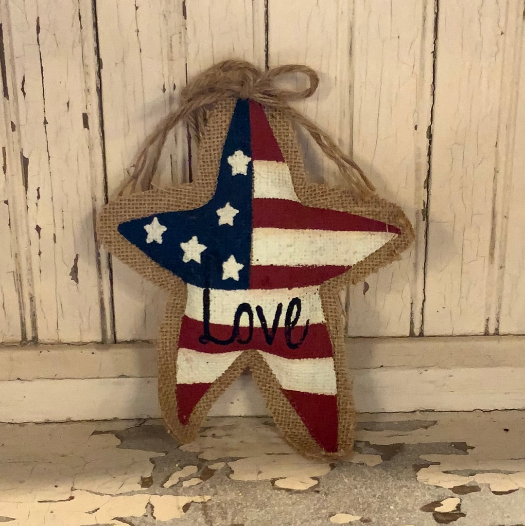 Burlap Star