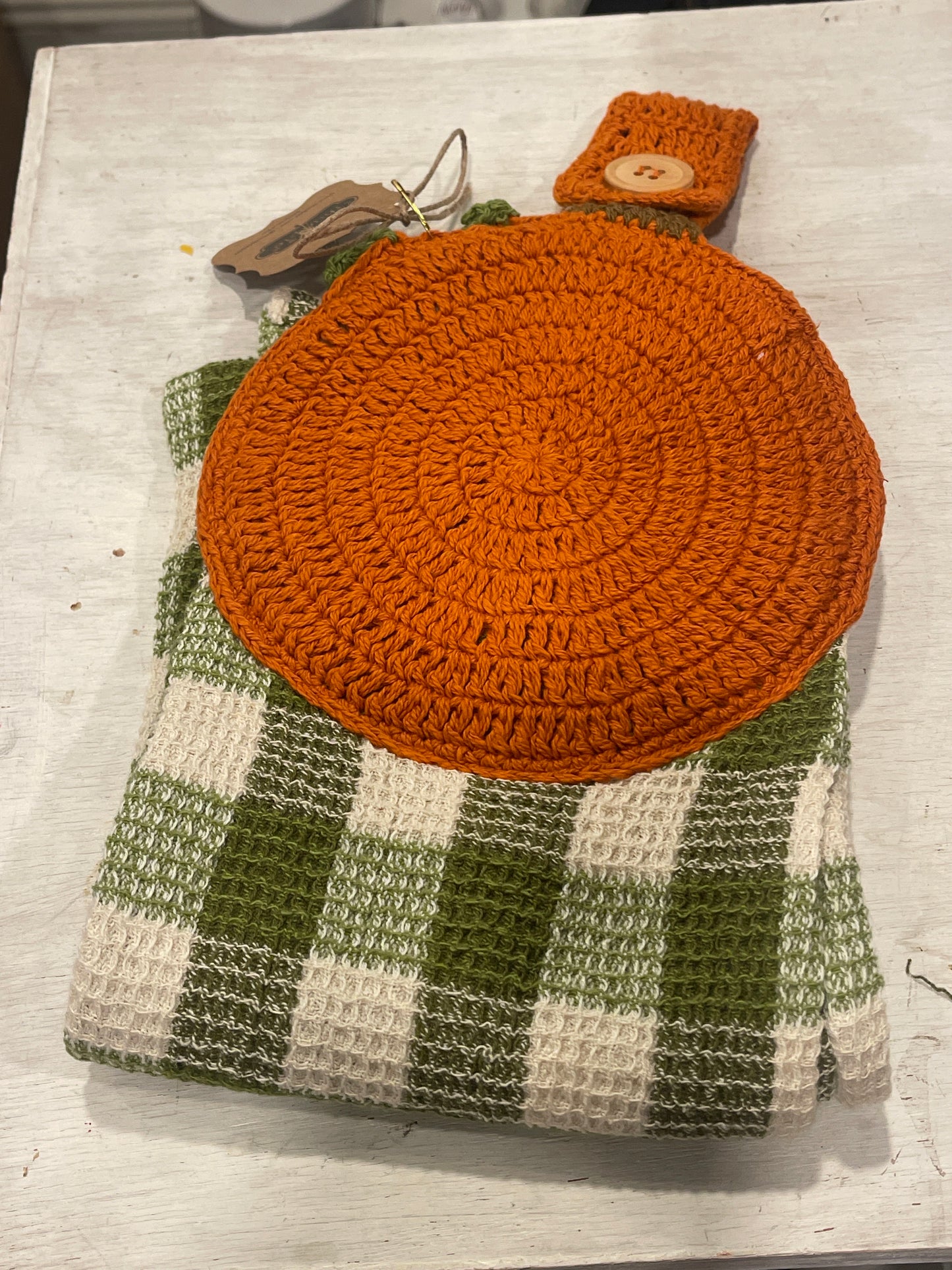 Pumpkin dish towel