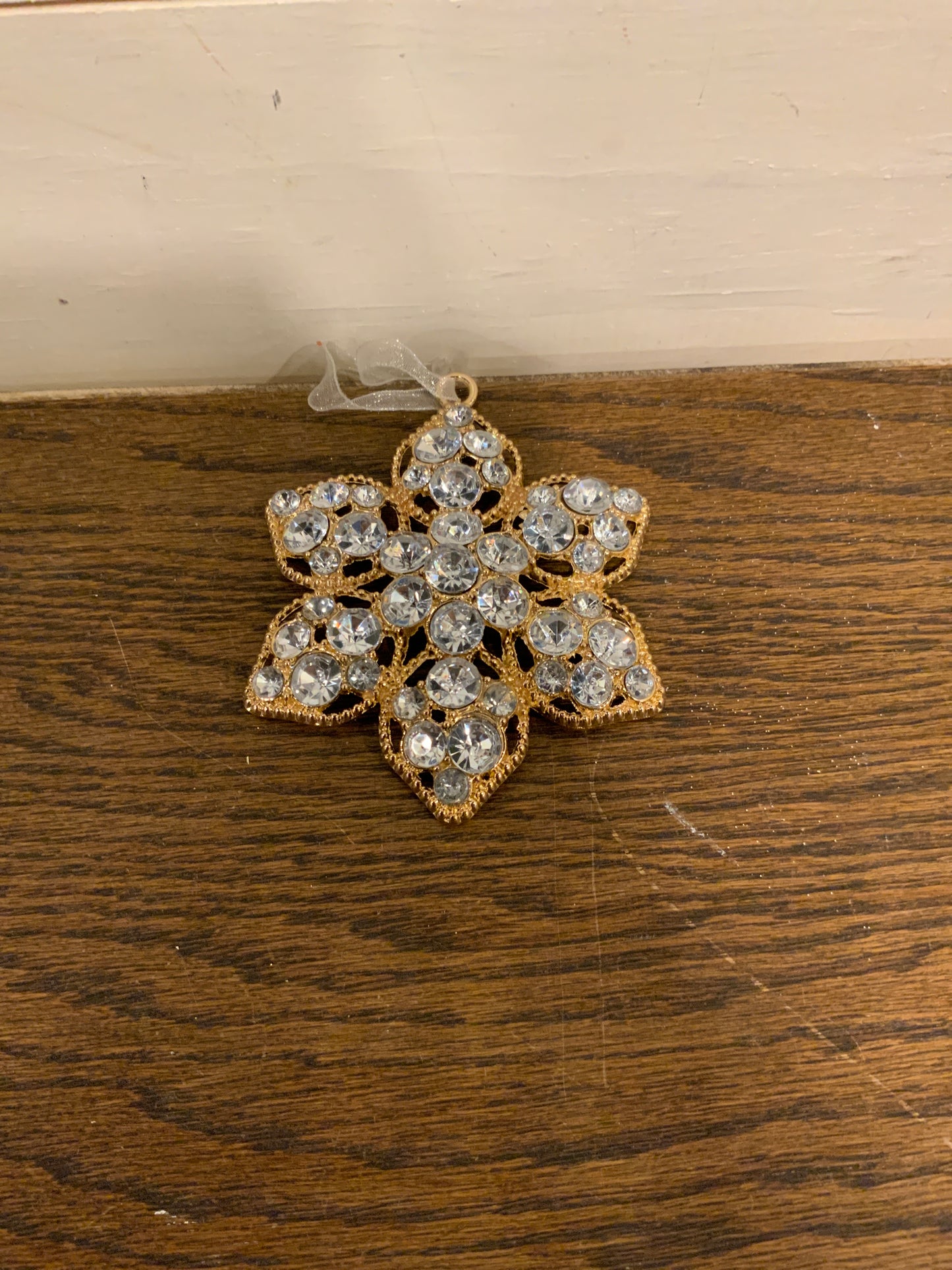 3.5” jeweled brooch ornaments