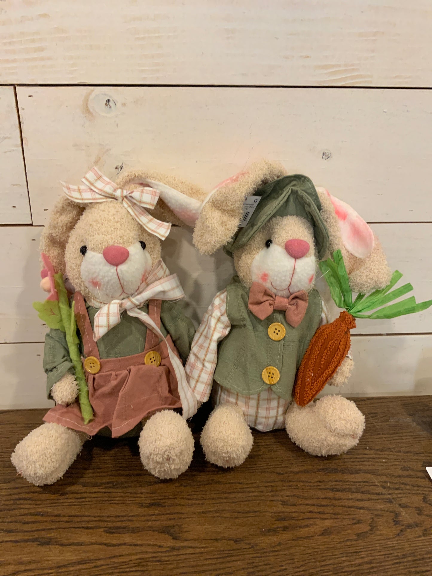 Sitting Fabric Easter Bunny