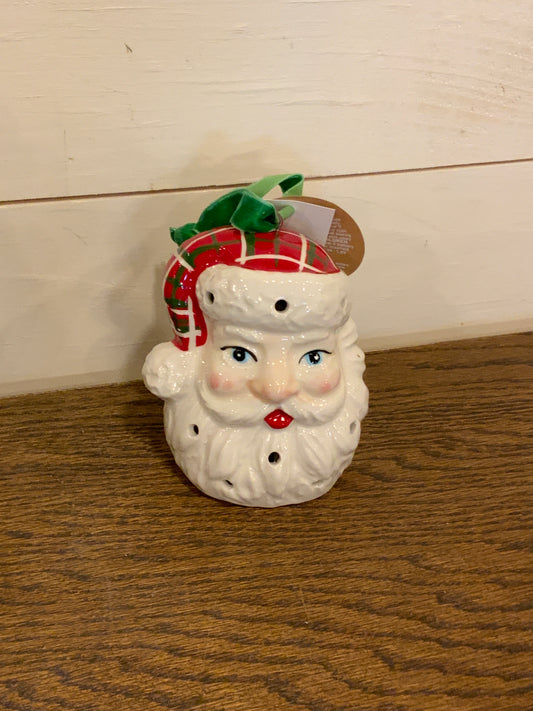 Santa Light Up Ornament