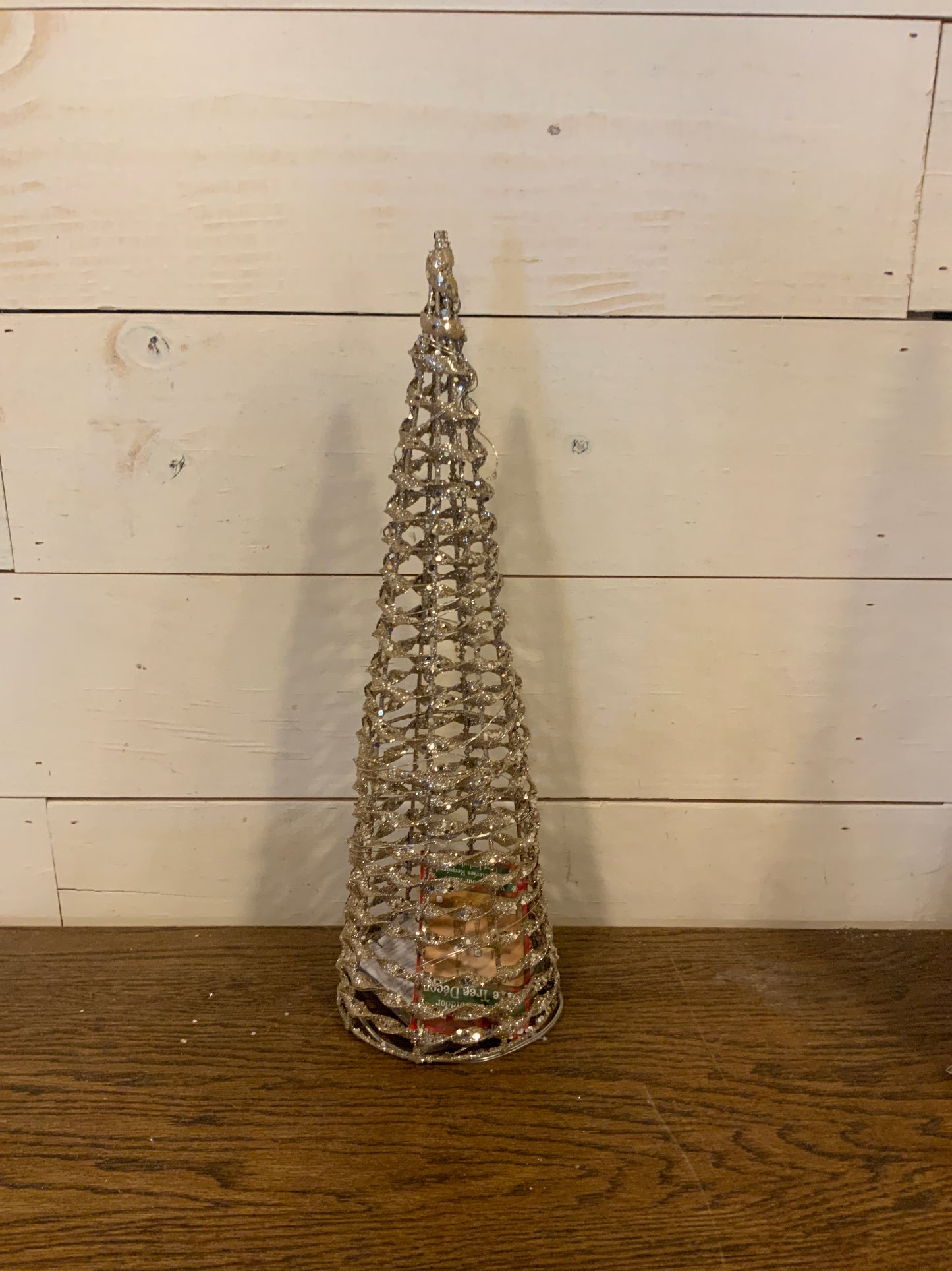 SM Lighted Holiday Cone Tree