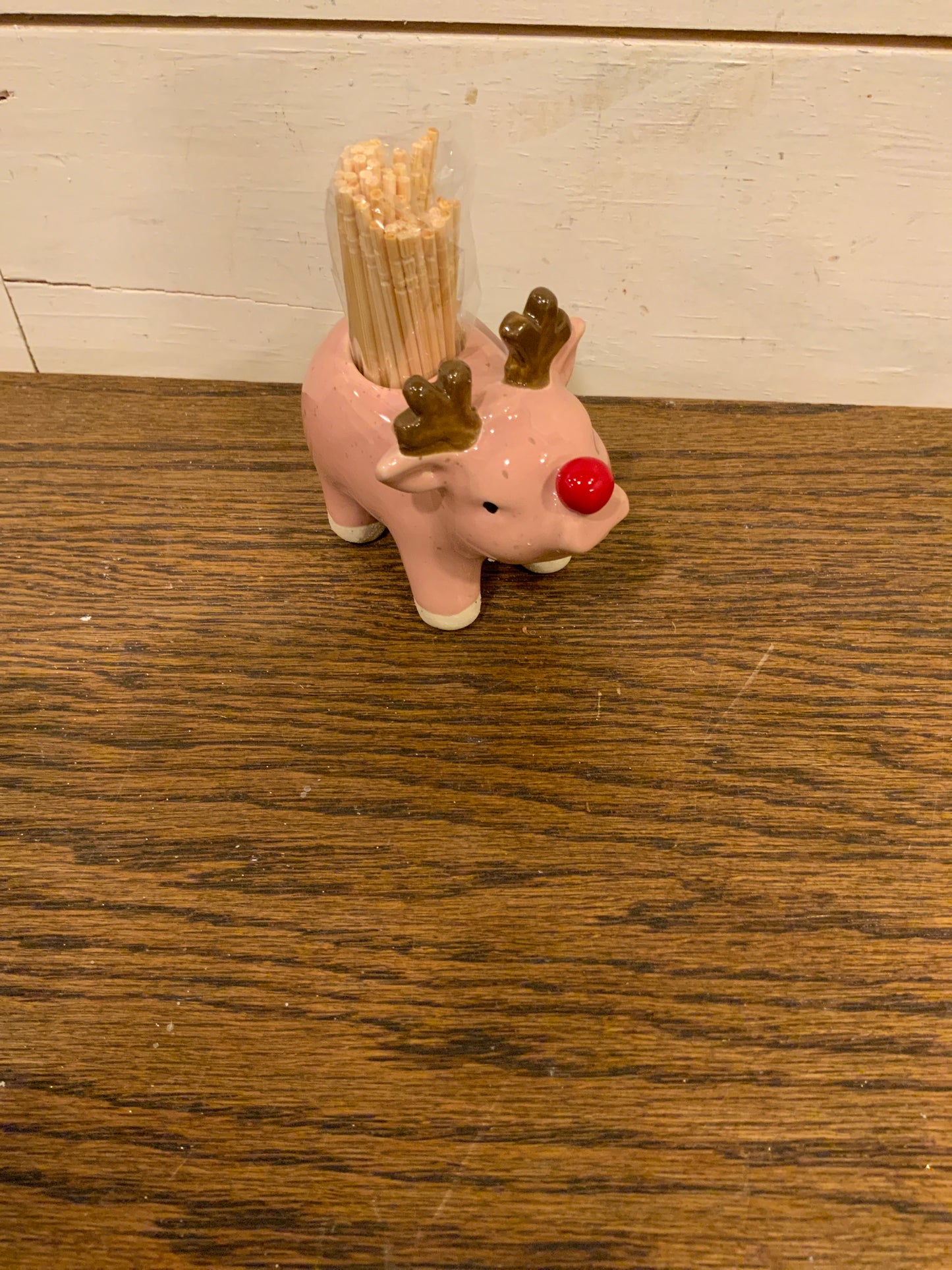 Xmas farm animal toothpick holders