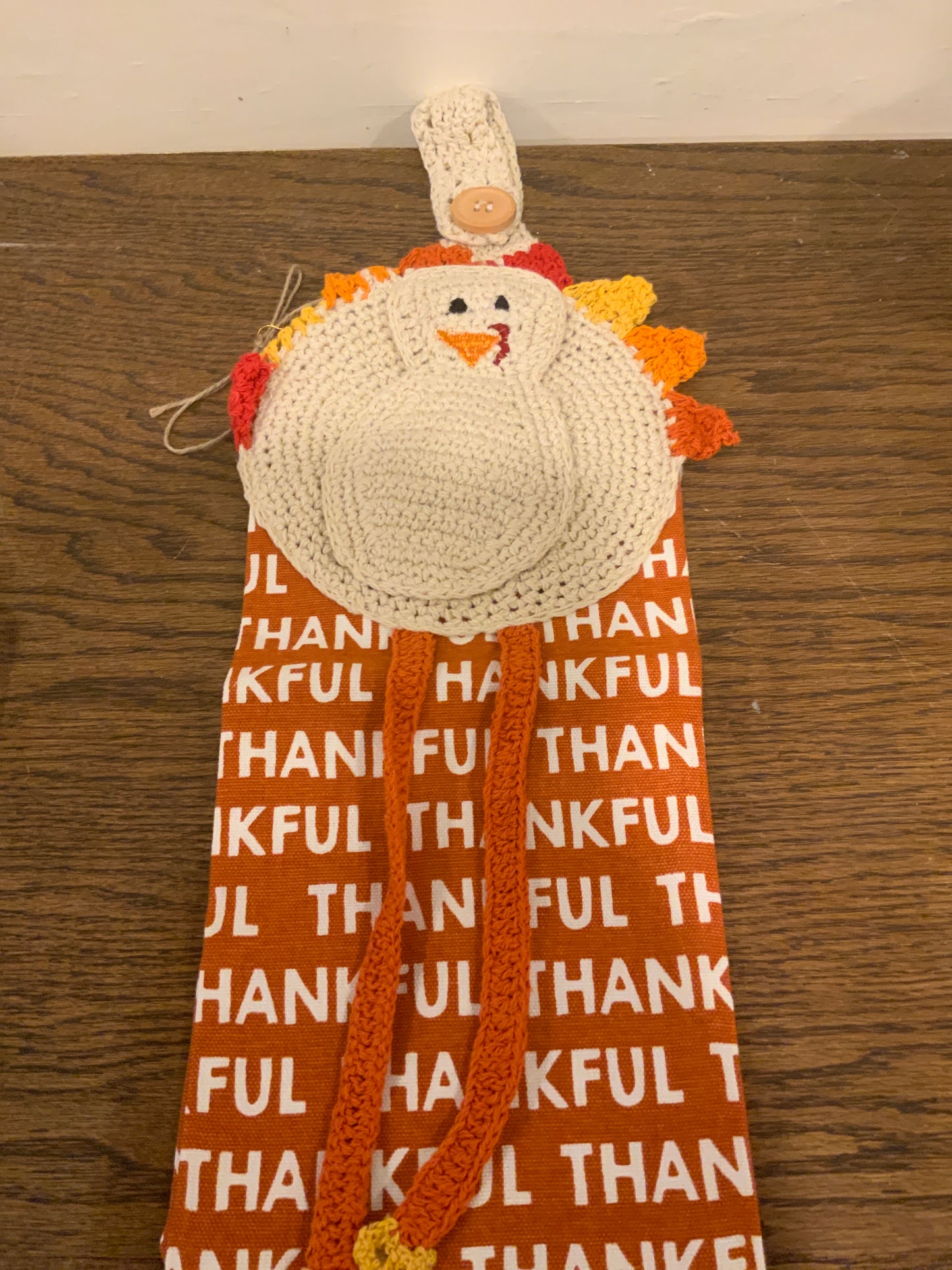 Turkey crochet towel