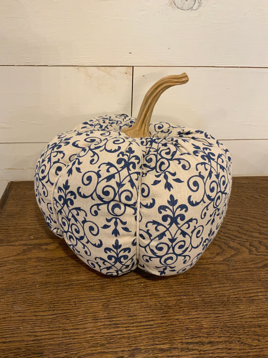 Blue and Cream Pumpkin