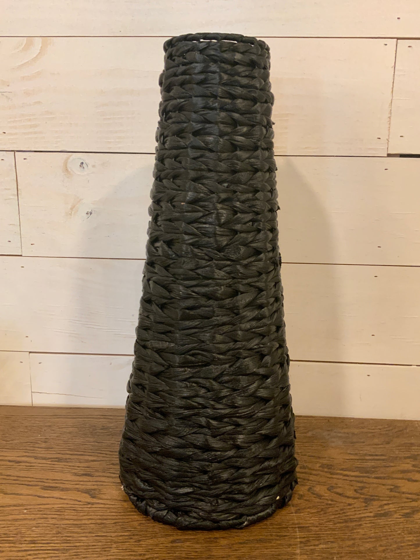 18” Black Hyacinth Vase