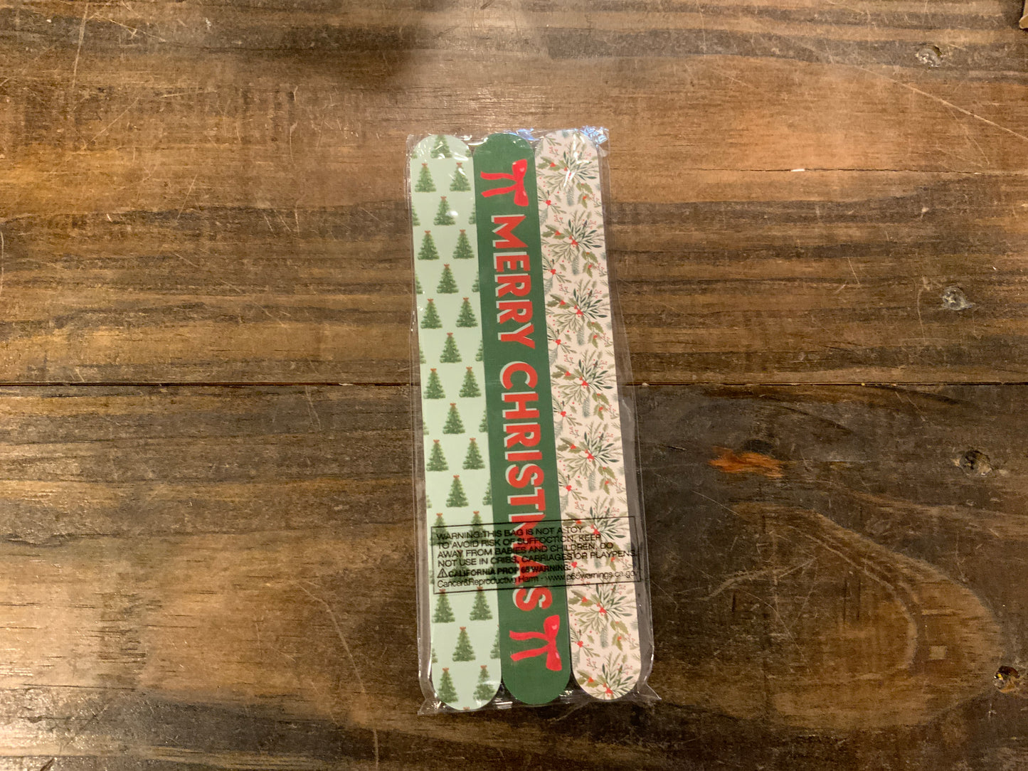 Christmas nail files