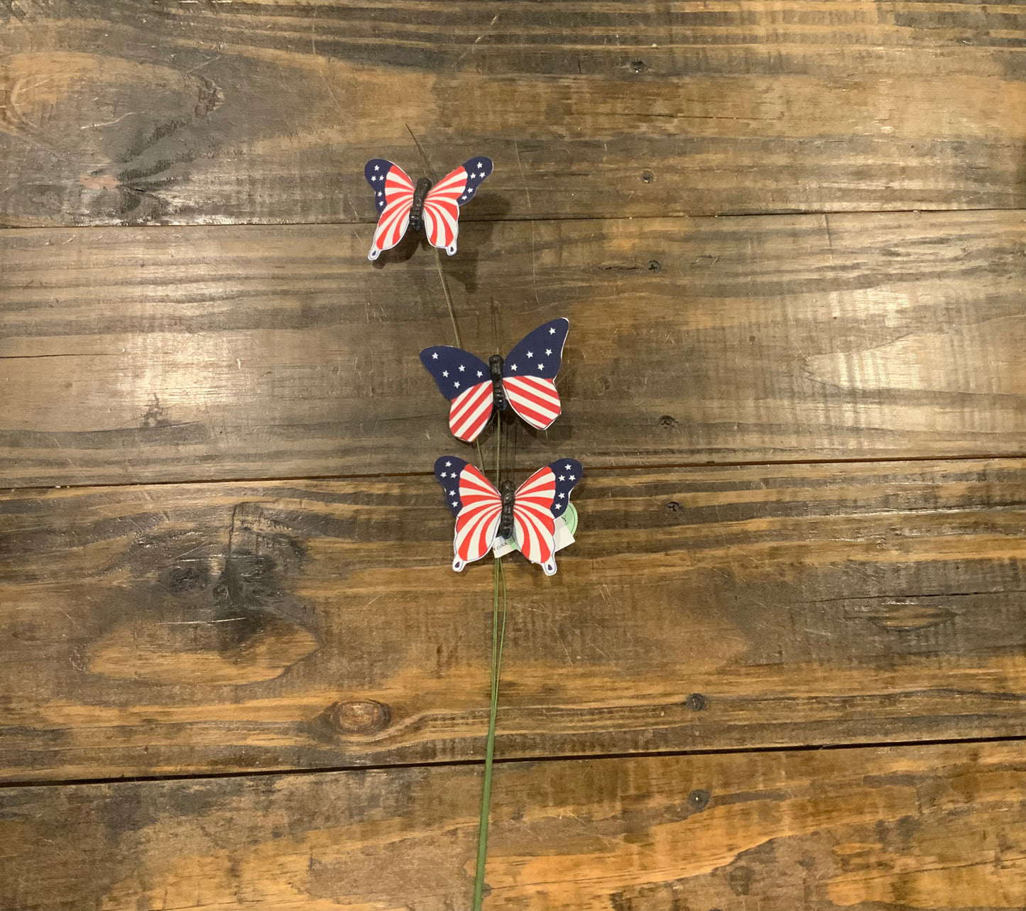 Butterfly Patriotic Spray