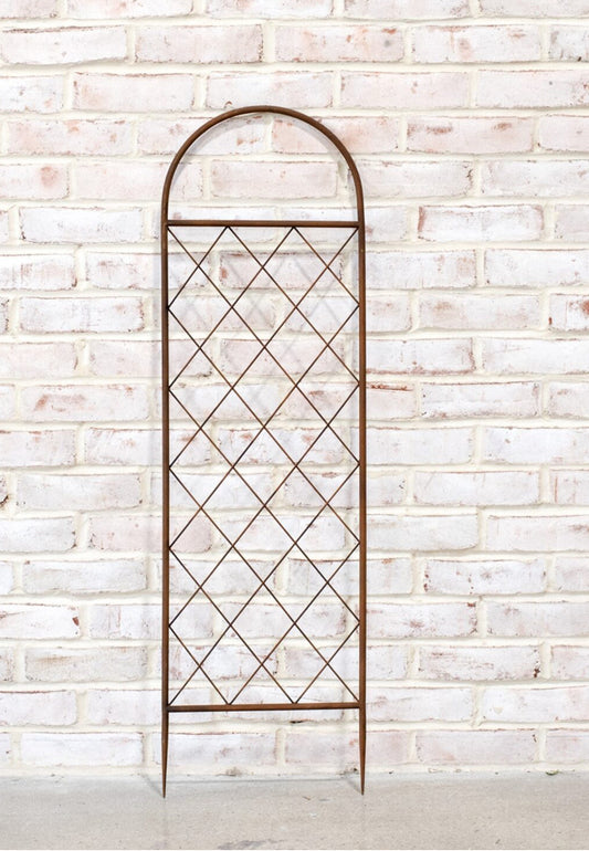 Rustic garden trellis