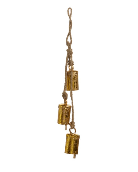 13” String of Gold Vintage Bells