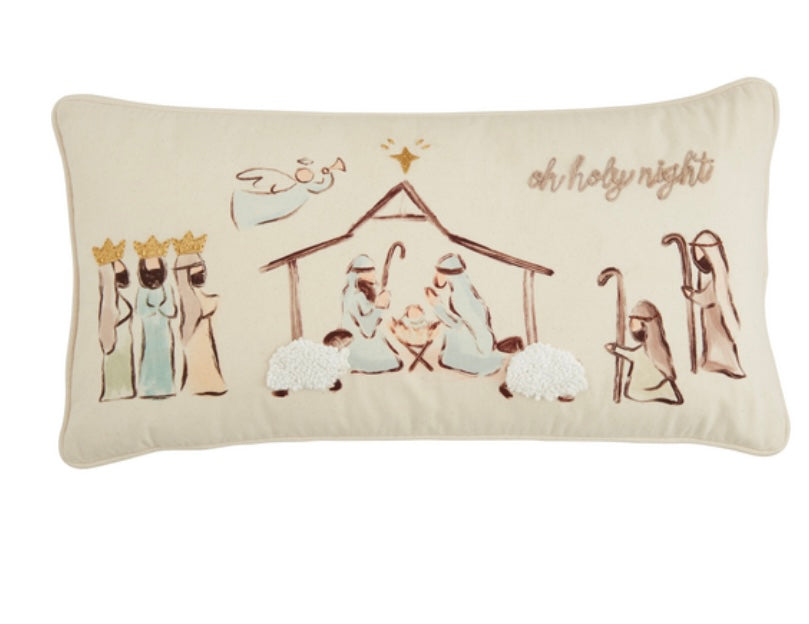 Nativity pillow