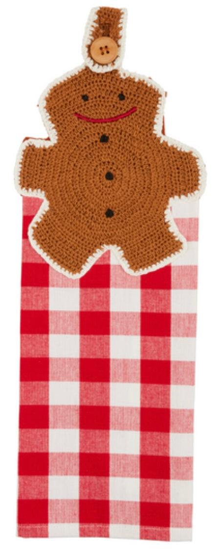 Gingerbread hanging towel