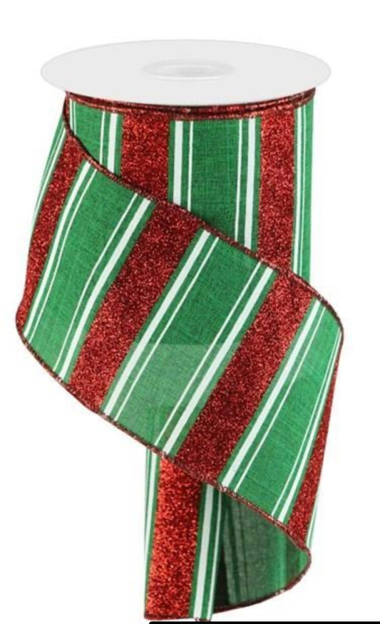 Christmas colors ribbon