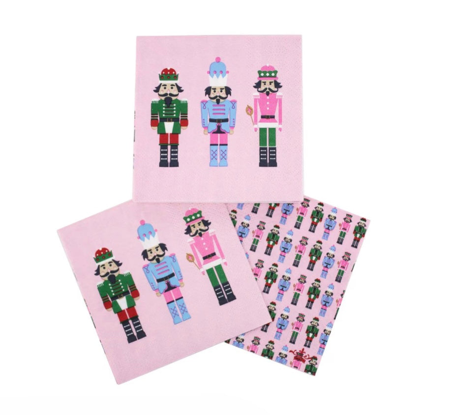 Nutcracker cocktail napkins