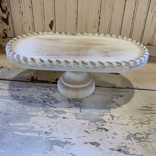 White Pedestal 13”