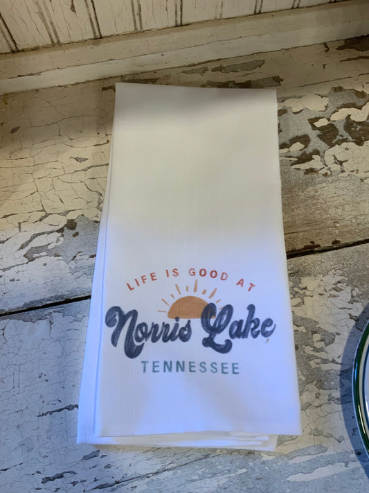 norris lake Tea Towel