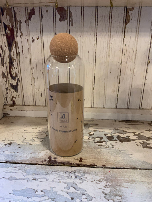 Cork Ball Jar Large