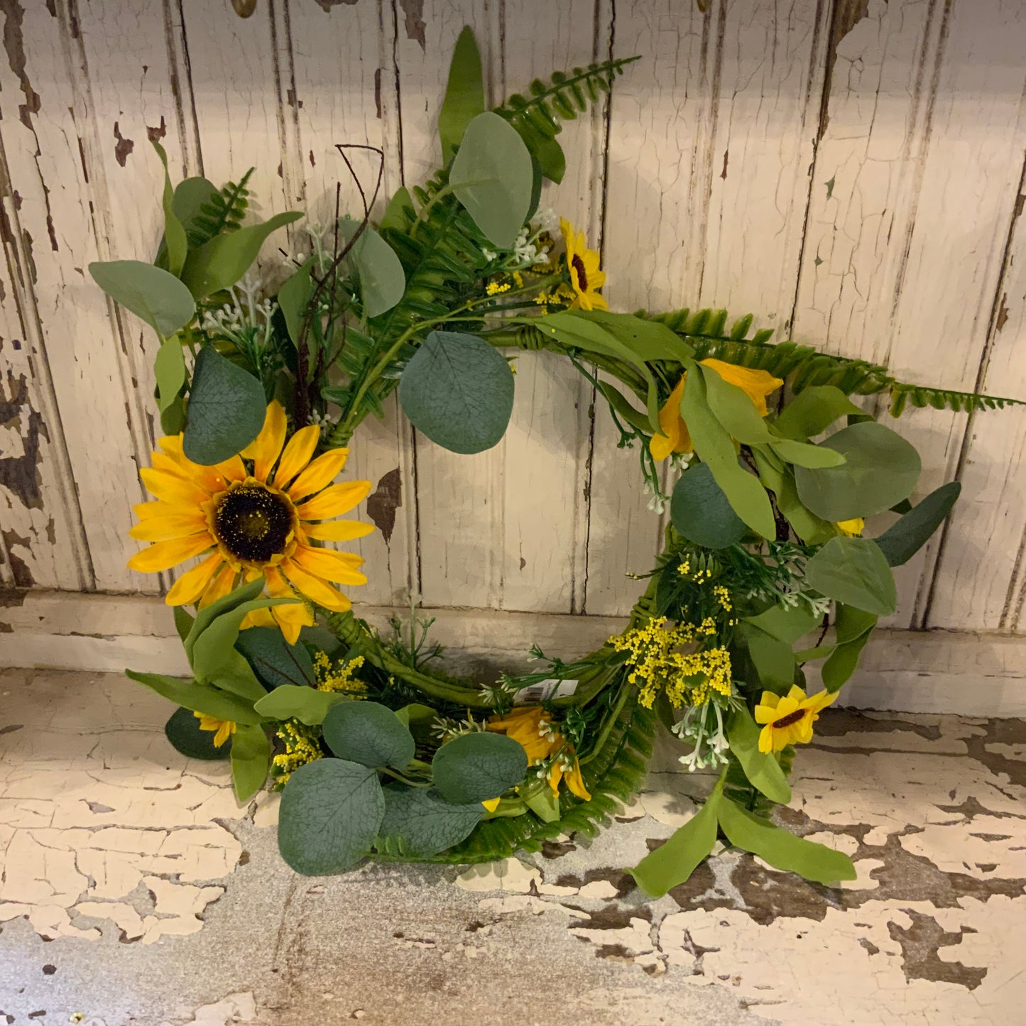 Sunflower Wreath 14”