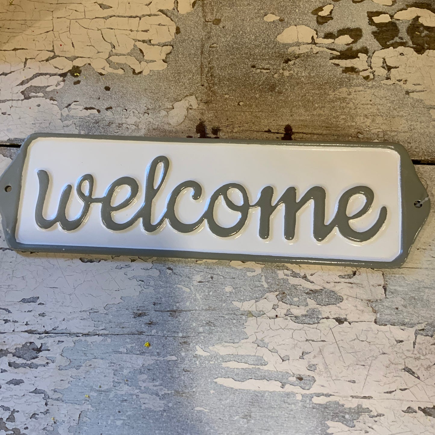 Welcome Street Sign