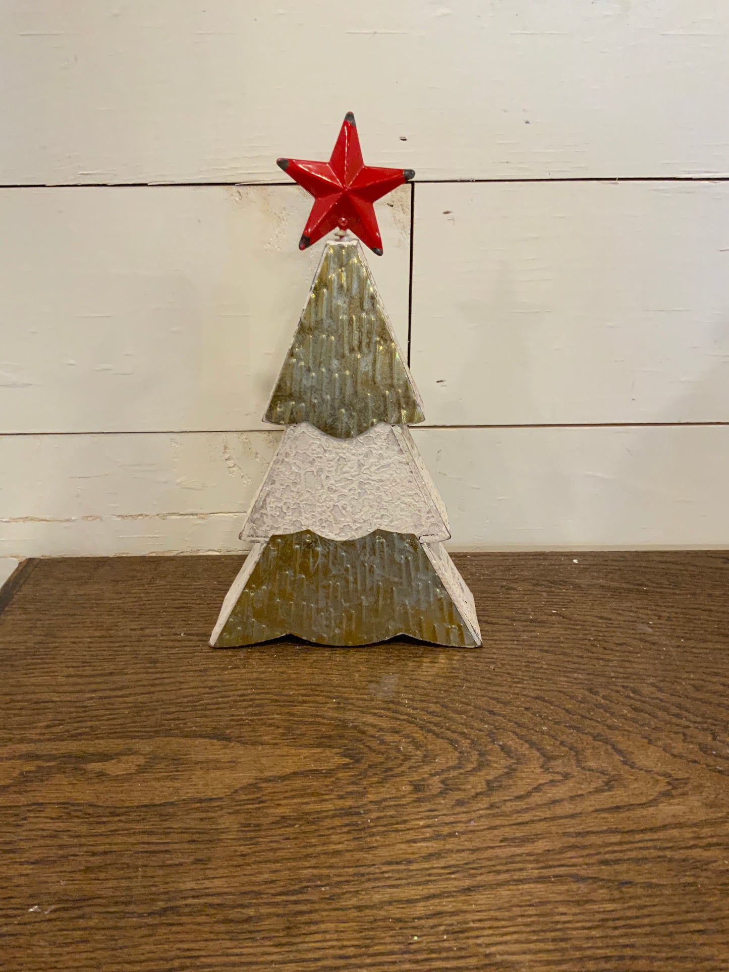 Small wood and metal tree