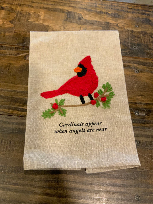 Cardinal towel