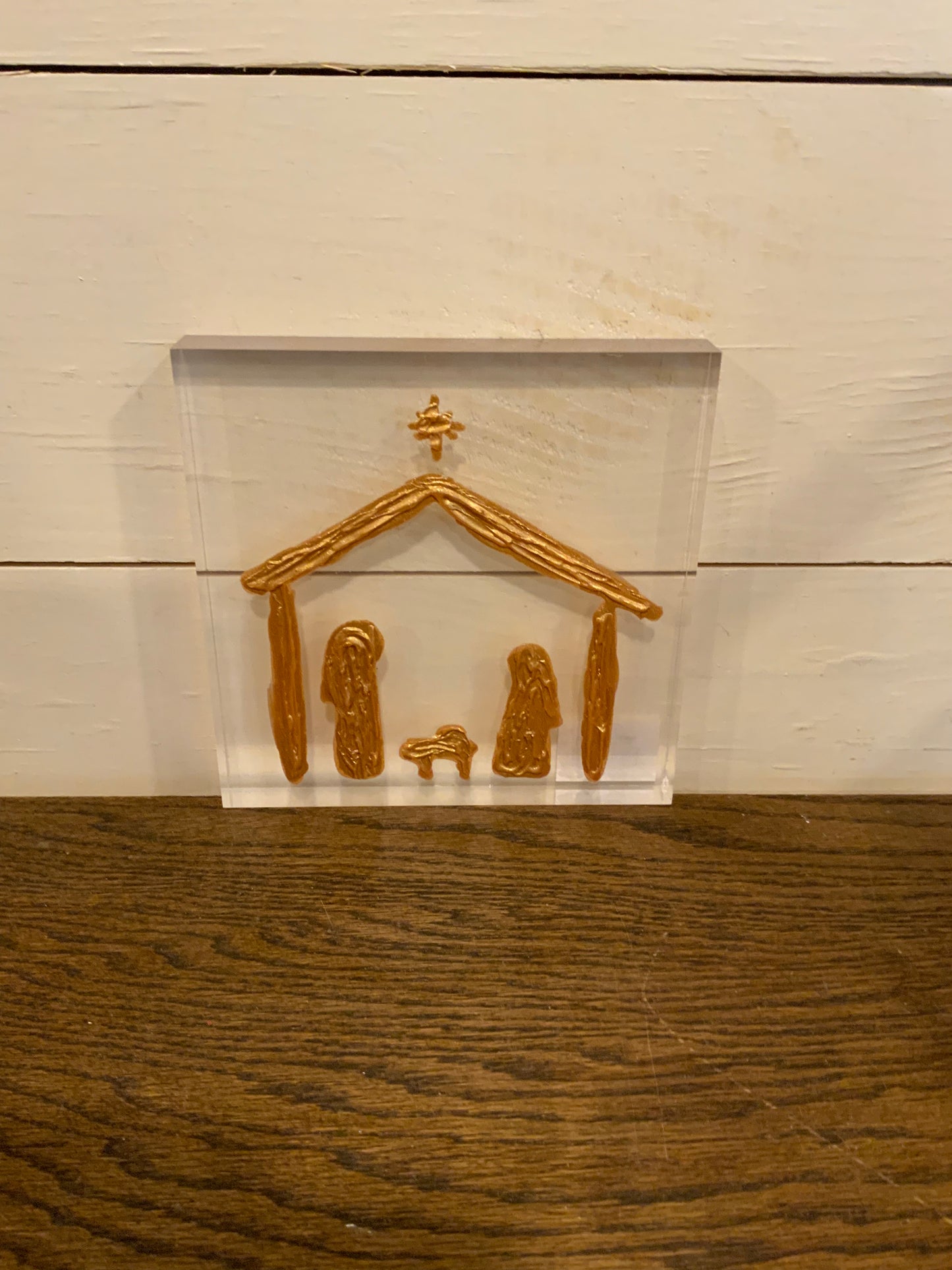 Nativity plaque