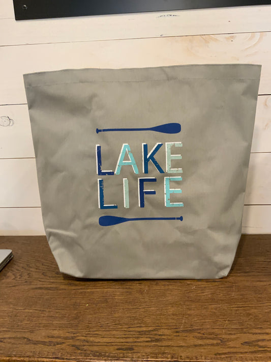 Lake life tote