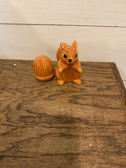 Squirrel & acorn salt and pepper shakers