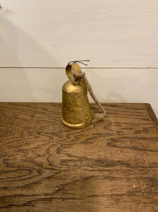 Antique gold bell