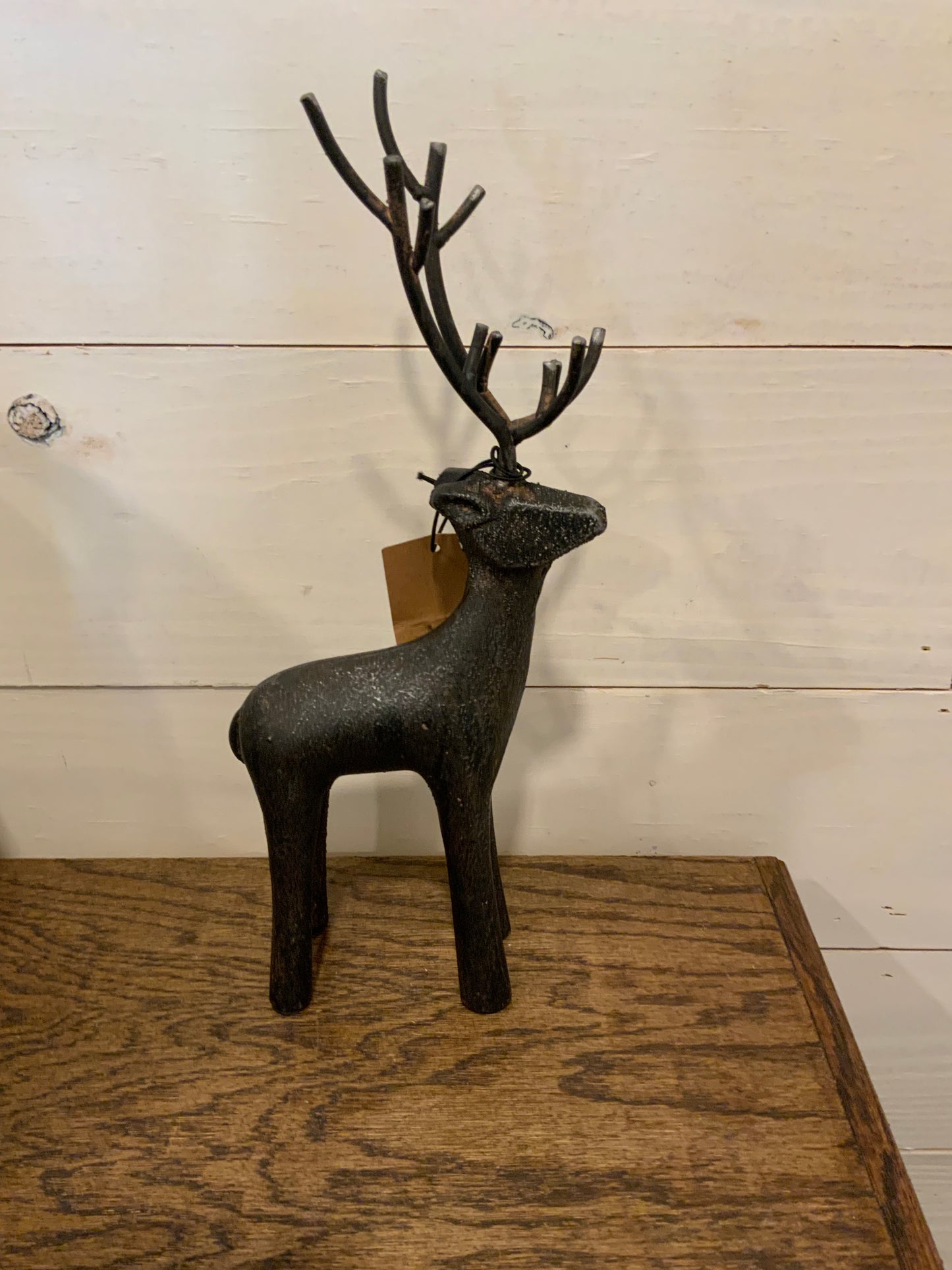 Cast iron standing deer