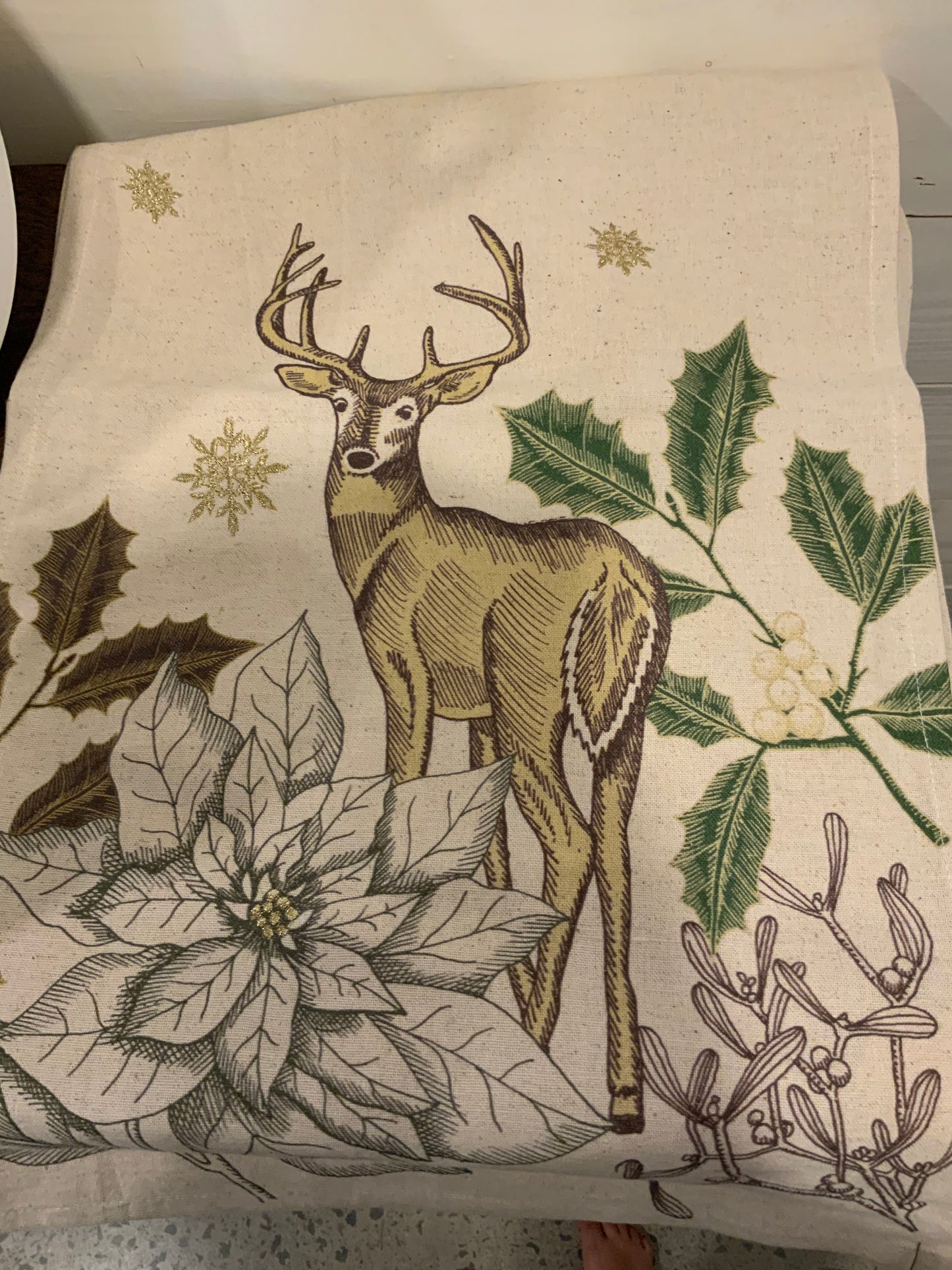 Deer table runner