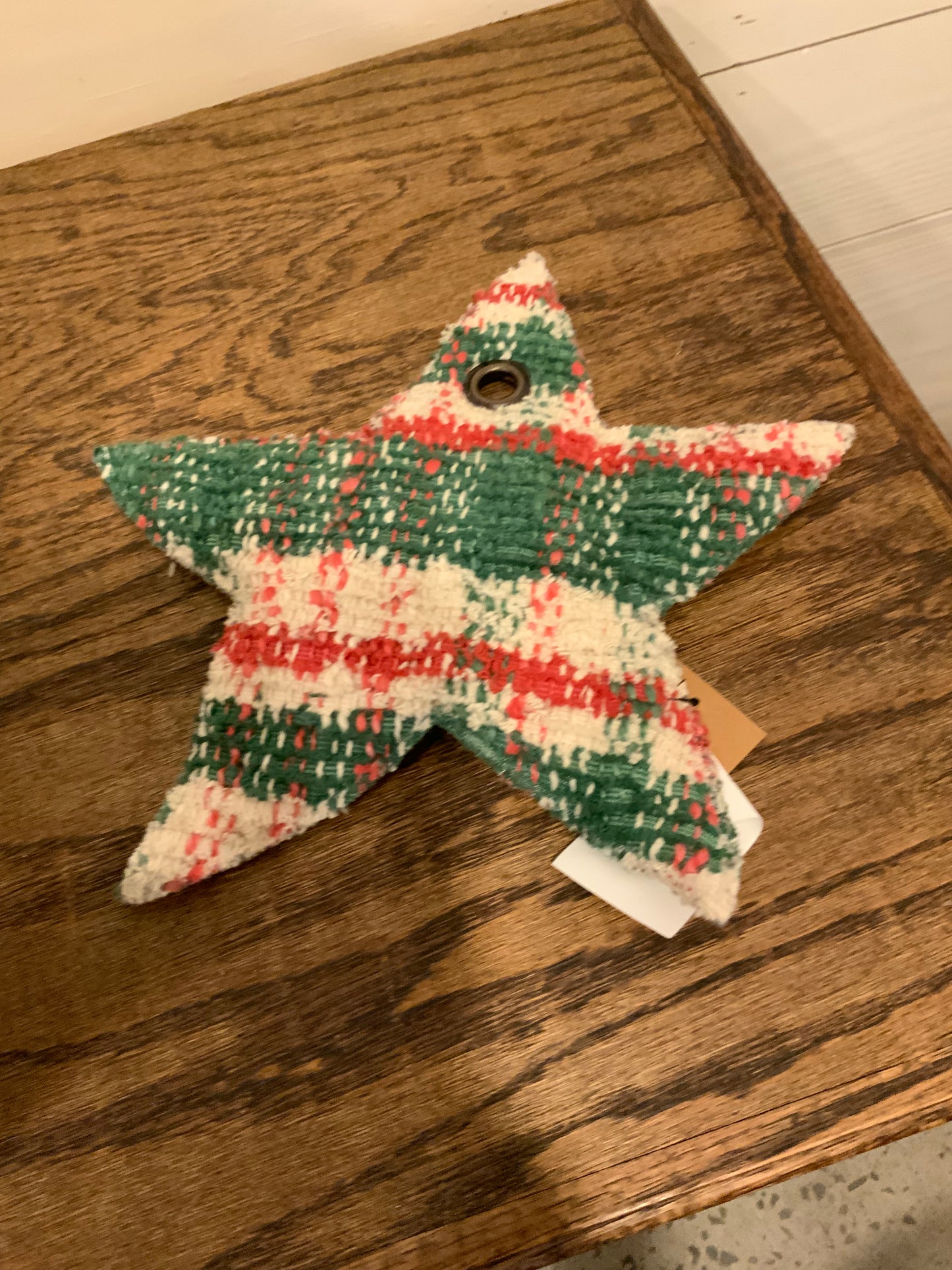 Woven cotton star pot holder