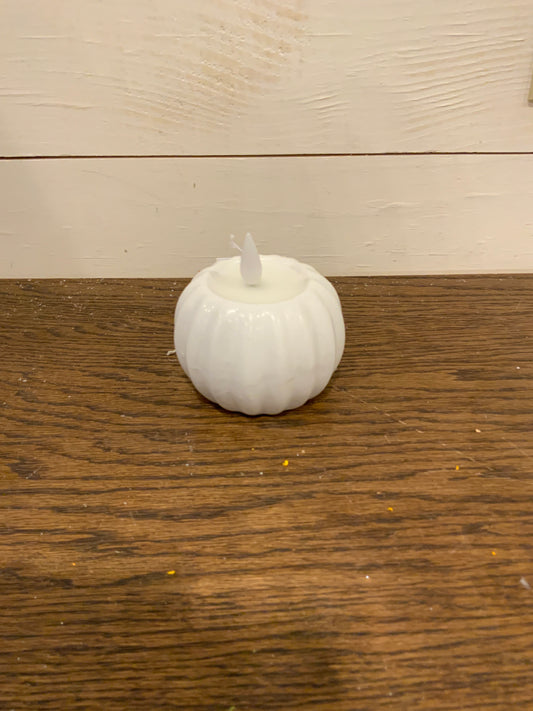 Small white pumpkins