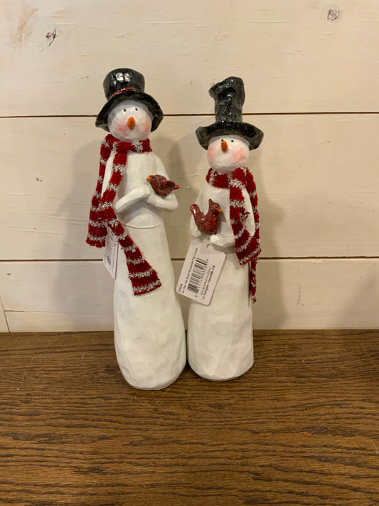 Tall scarf snowmen