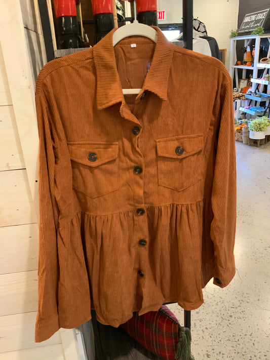 Brown jacket size medium