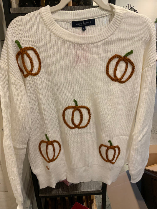 Simply southern pumpkin sweater