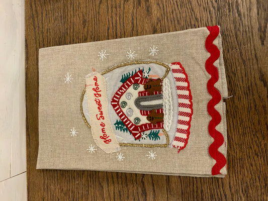 Gingerbread home towel