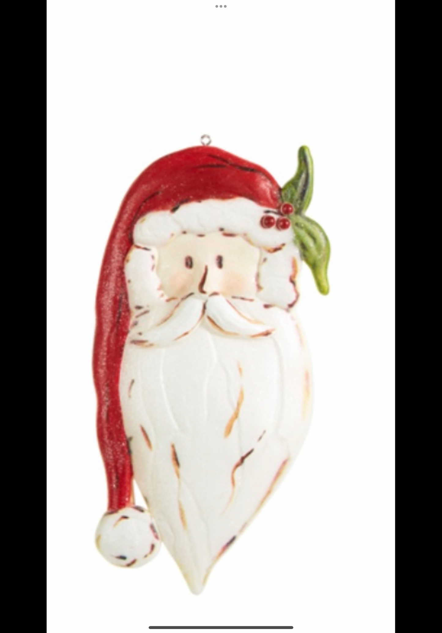 6” Santa Claus Ornament