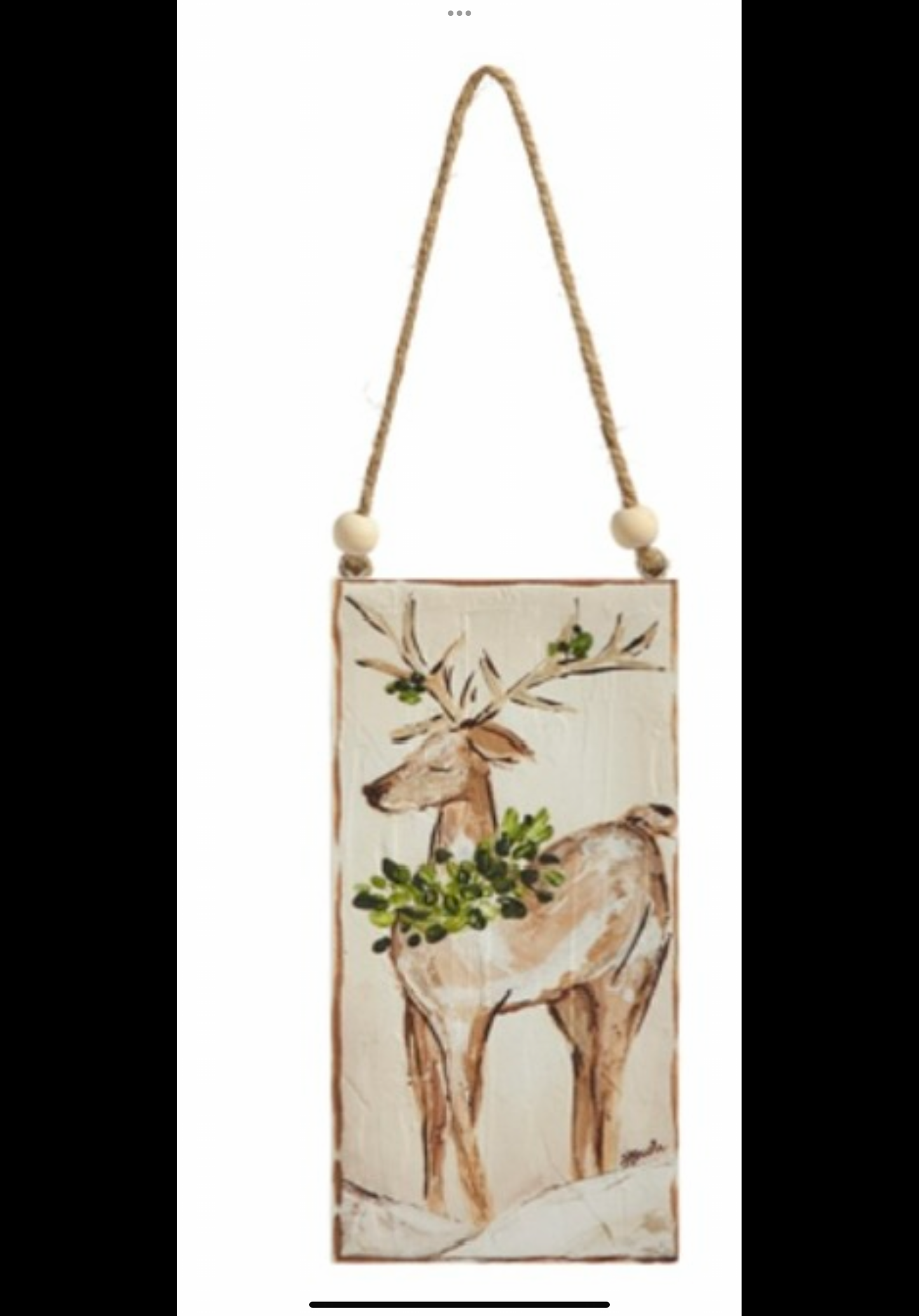 7” deer ornament