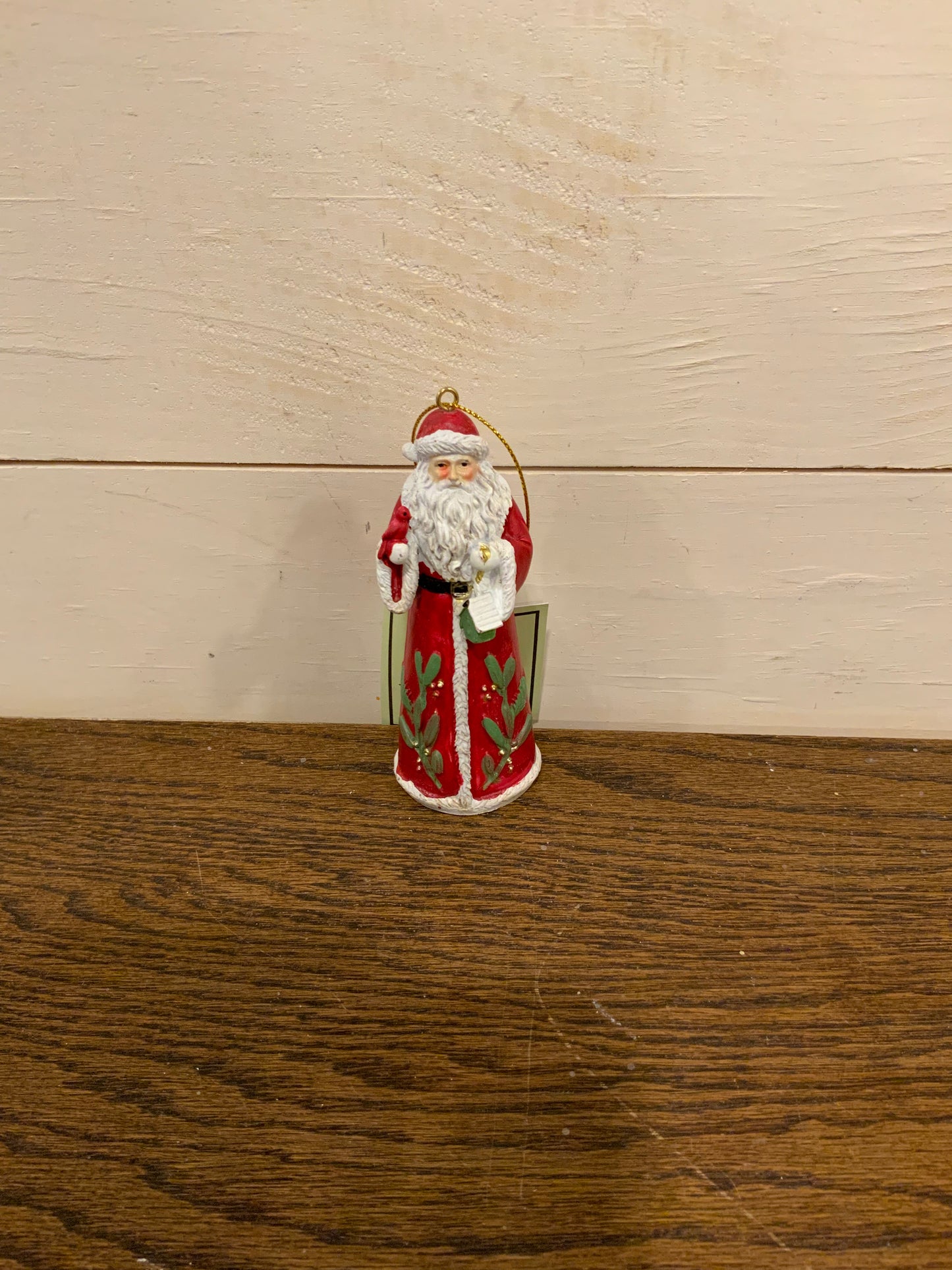 4.5” Santa ornaments